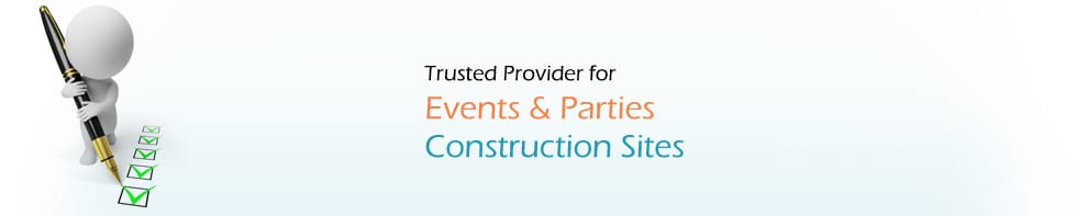 Portable toilet rental products