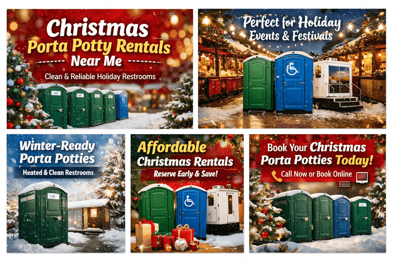 Christmas Porta Potty Rentals Near Me – Clean, Reliable Holiday Restrooms