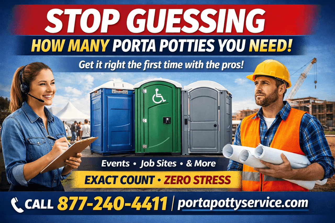 How Many Porta Potties Should You Rent?
