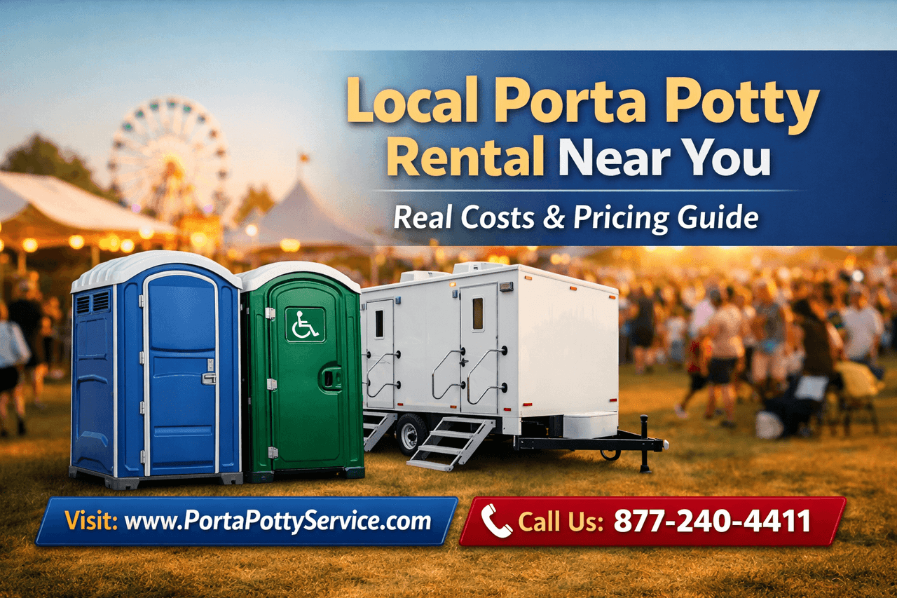Local Porta Potty Rental Near Your City – What You'll Really Pay